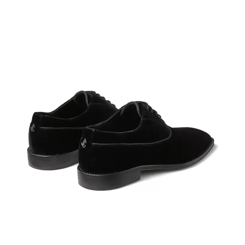 Jimmy Choo Foxley Velvet Oxford Shoes-4