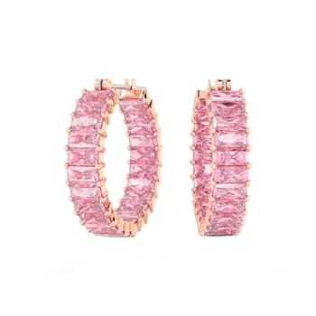 Swarovski Matrix Hoop Earrings