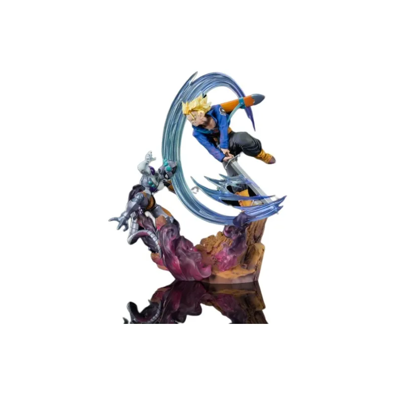 BANDAI Trunks Bandai Figurarts Zero  Ultra Battle Dragon Ball Z Super Saiyan Second Super Saiyan Scale Figures 28cm-3