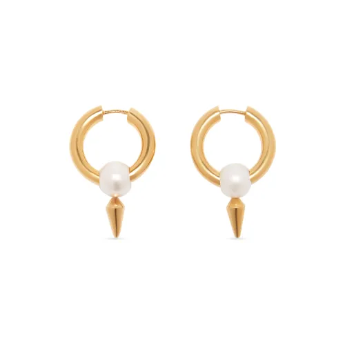 Balenciaga Earrings Women's Gold