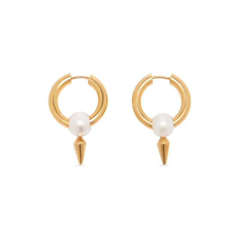 Balenciaga 925 Sterling Silver Earrings Women's-0