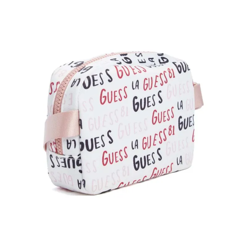 GUESS Canvas Canvas Bag Fanny Pack Women's White-1