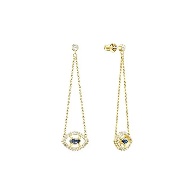 Swarovski Gold PVD Coating Earrings Women's-1