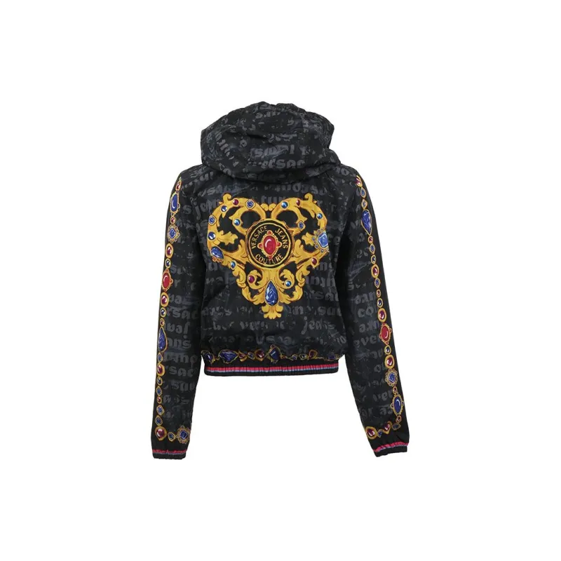 VERSACE JEANS COUTURE SS24 Jackets Coats Women's Black-1