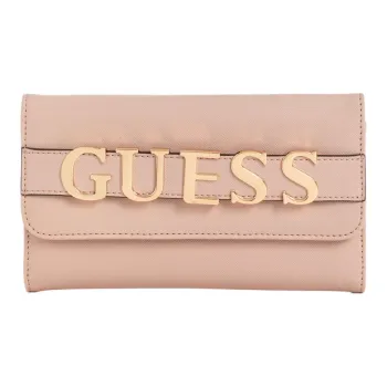 GUESS Artificial Leather Clutch Women's Rose Pink