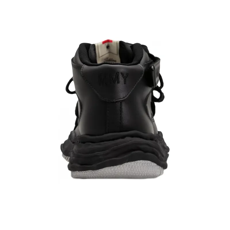 MIHARA YASUHIRO Wayne Skateboard Shoes Unisex High Top Pure Black-4