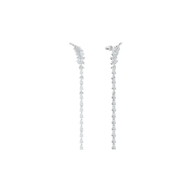 Swarovski Nice Earrings Women's Silver-2