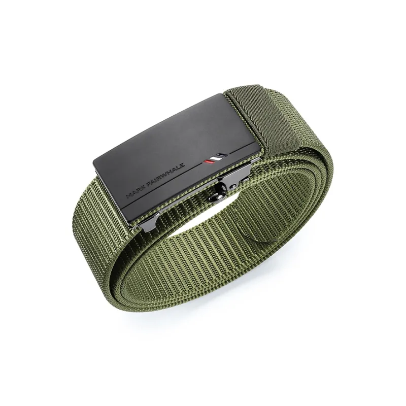 FAIRWHALE New Fashion Automatic Buckle Free Pants Belt Men's Width 3.5CM-2