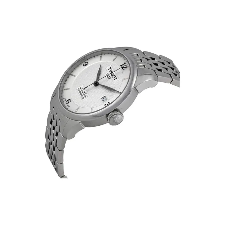TISSOT Le Locle Collection Automatic Mechanical Movement Men's Watches Watch 39.3mm Silver Dial Stainless Steel Case-1