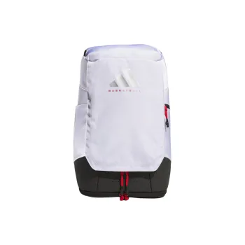 adidas BB Backpack White/Red