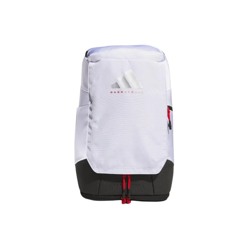 adidas BB Backpack White/Red-0