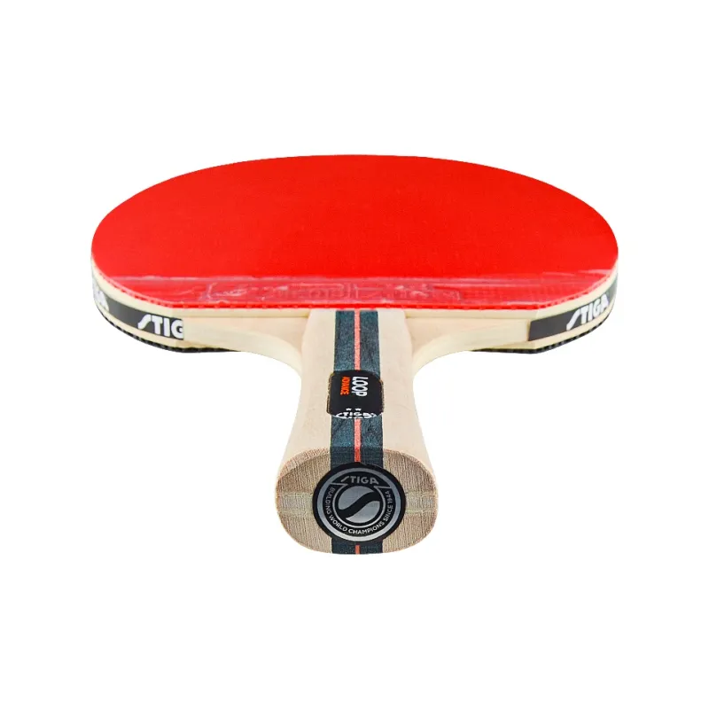 Stiga Ping Pong Paddles Unisex Pure Wood Black/Red-3