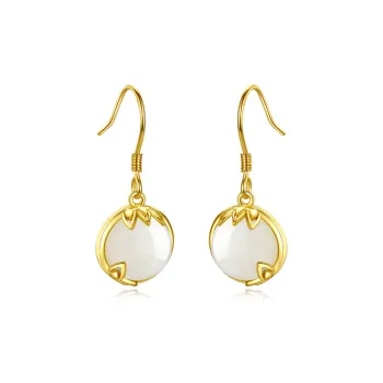 U＇VE Hetian Jade Hetian Jade Earrings Women's