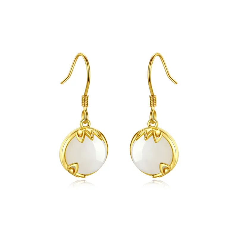U＇VE Hetian Jade Hetian Jade Earrings Women's-0