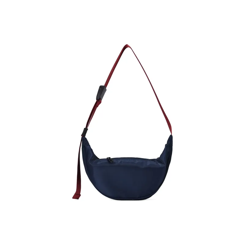 DRACONITE Polyester Crossbody Bag, Dumpling Bag Regular Unisex Blue Lace Red-3
