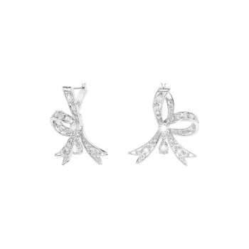 Swarovski Volta Rhodium Plated Earrings Women's