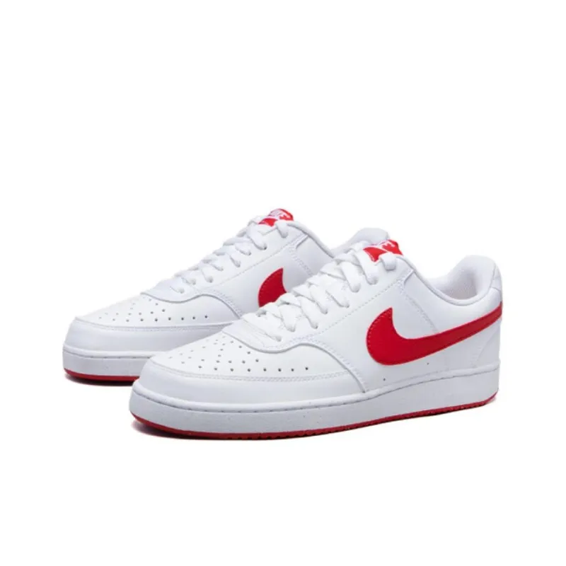 Nike Court Vision Low White University Red-2