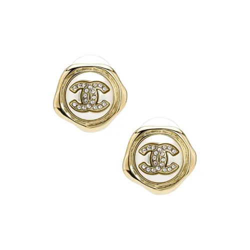 CHANEL Earrings Women's Gold