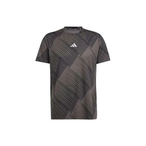 Adidas Clothing T-Shirts Men Gray