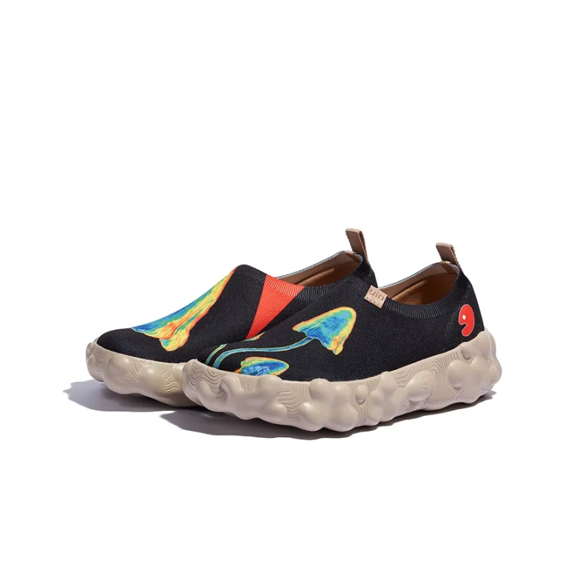 U.IN Painted Travel Shoes Toledo 6 Bubbles Shoe Collection Low-Top Casual Shoes Women's-1
