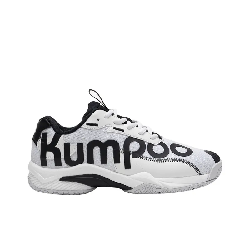KUMPOO D72PRO Cushioning, Waterproof, And Breathable Coverage Support Badminton Shoes Unisex Black White-2