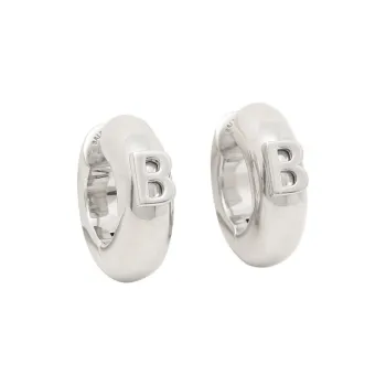Balenciaga Earrings Women's Silver