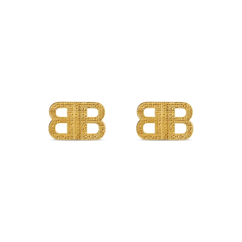 Balenciaga Brass Earrings Women's Gold-0