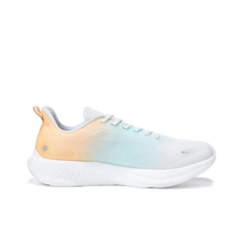 Erke Cushioned Slip-Resistant Low-Top Running Shoes Men's Erke White-2