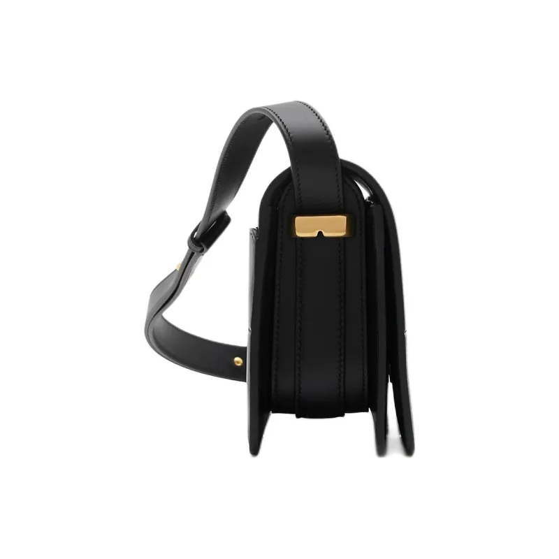 Burberry Calfskin Shoulder Bag, Crossbody Bag Women's Black-1