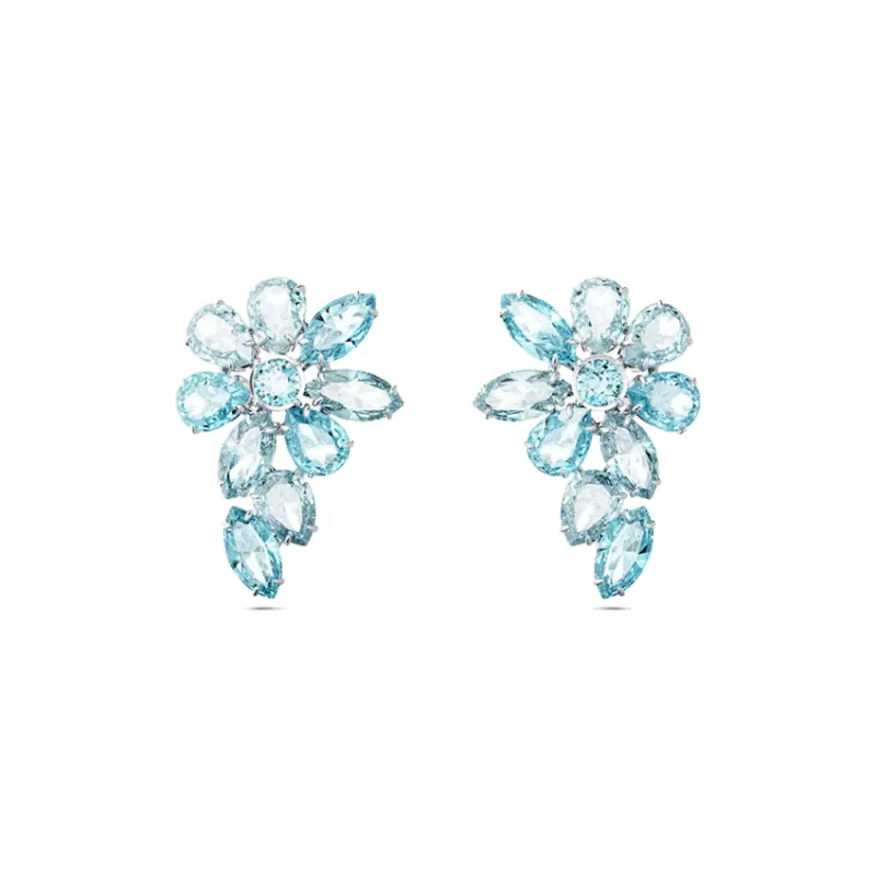 Swarovski Gema Earrings Women's Blue-0
