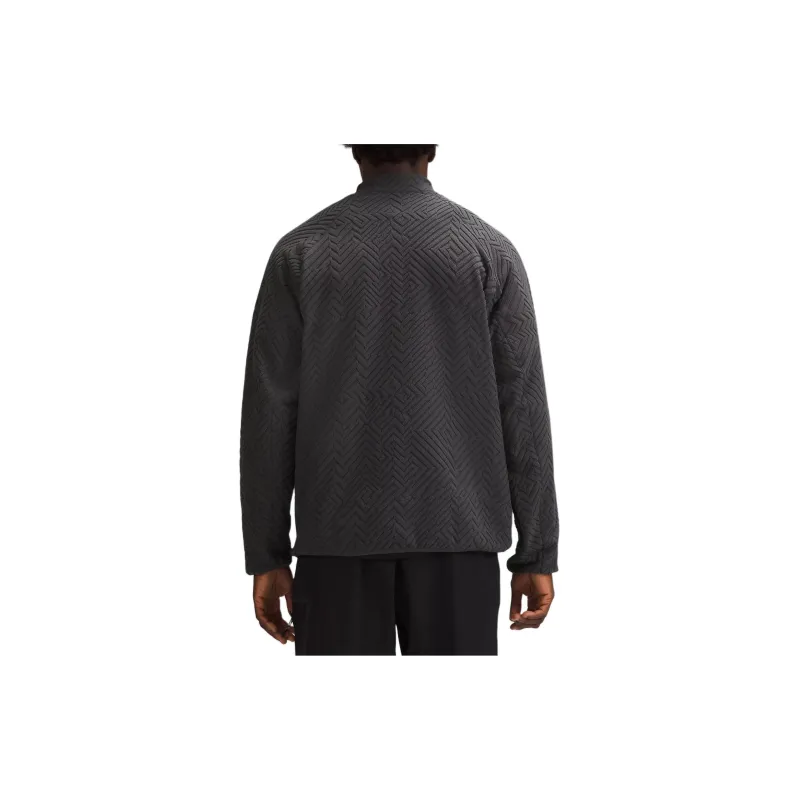 Lululemon Textured Fleece Hiking Half Zip Jackets & Coats Men's-4