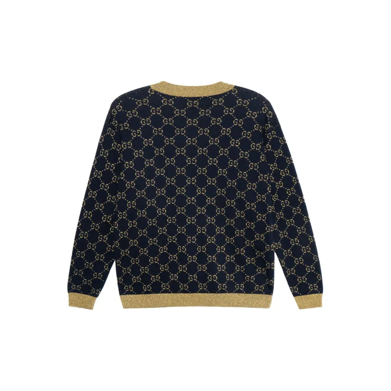 GUCCI Gg Supreme Metallic Cardigan-2