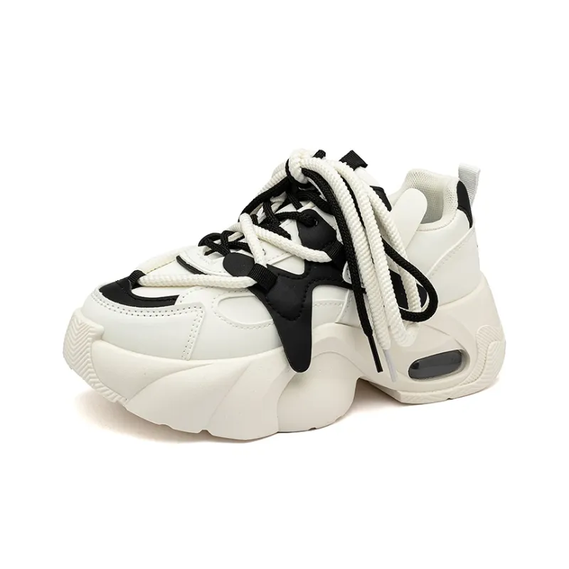 MEXICAN Anti Slip Wear Resistant Mid Top Chunky Sneakers Women's-11