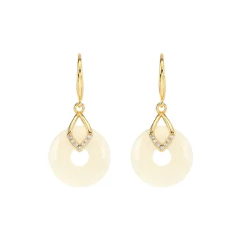 Xiaoyinjiang Hetian Jade Earrings Women's