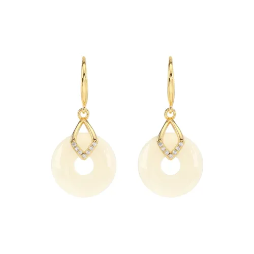 Xiaoyinjiang Hetian Jade Earrings Women's