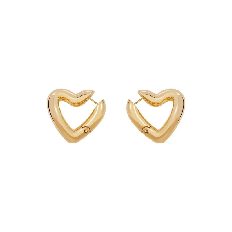 Balenciaga Heart Loop Earrings-0