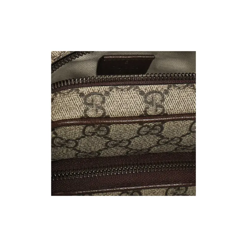 GUCCI Unisex Neo Vintage Monogram Mini Cowhide Single-Shoulder Bag-11