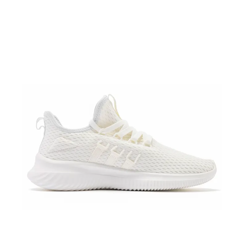 QIAODAN Cushioning, Slip Resistant, Breathable, Lightweight Low Top Running Shoes Women's White Blue-1