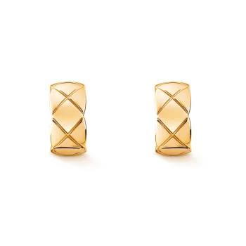 CHANEL CoCo Crush 18K Gold Earrings Women's