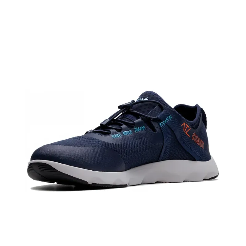 Clarks Low Top Sports Casual Shoes Men's Marine Blue-2