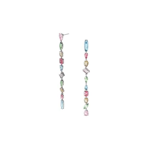 Swarovski Gema Earrings Women's Overflowing Multicolor-0