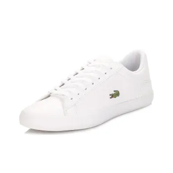 LACOSTE Lightweight Low Top Skateboard Shoes Men's White