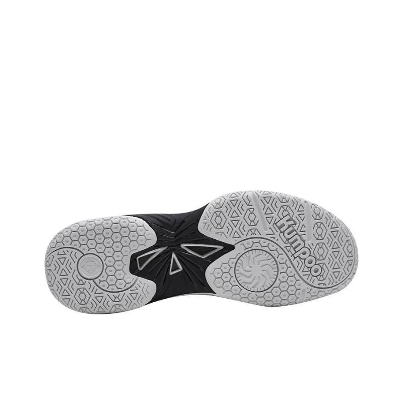 KUMPOO D72PRO Cushioning, Waterproof, And Breathable Coverage Support Badminton Shoes Unisex Black White-4