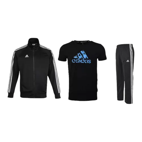 Adidas Casual Sportswear Men Black 3-Pack