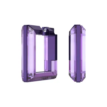 Swarovski Hoop Earrings Women's Purple