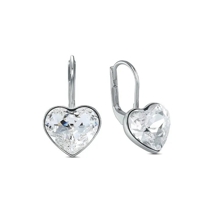 Swarovski Bella Earrings Women's Silver-1