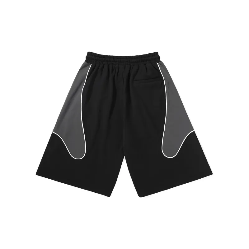 GENANX Casual Shorts Unisex Black-1