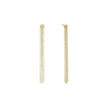 Swarovski Fit Earrings Women's Gold Plated