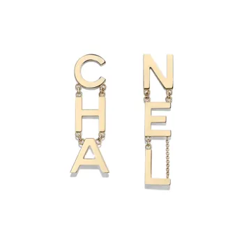 CHANEL Letter Earrings