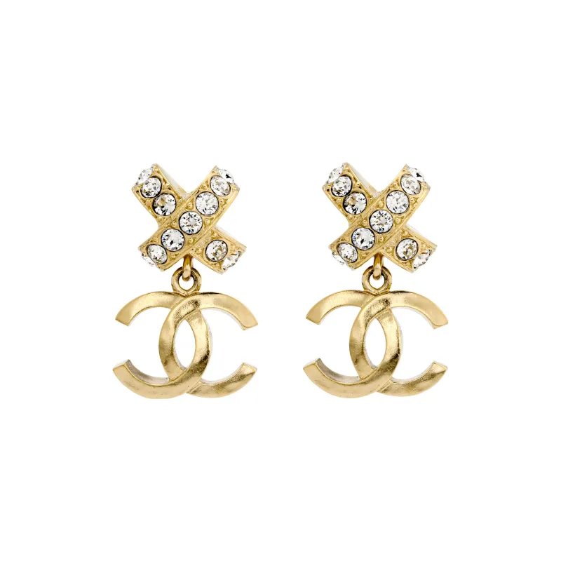CHANEL Earrings Women's Gold-0